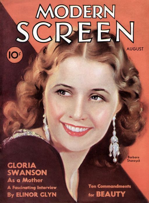 MODERN SCREEN magazine cover Issue 21 August 1932